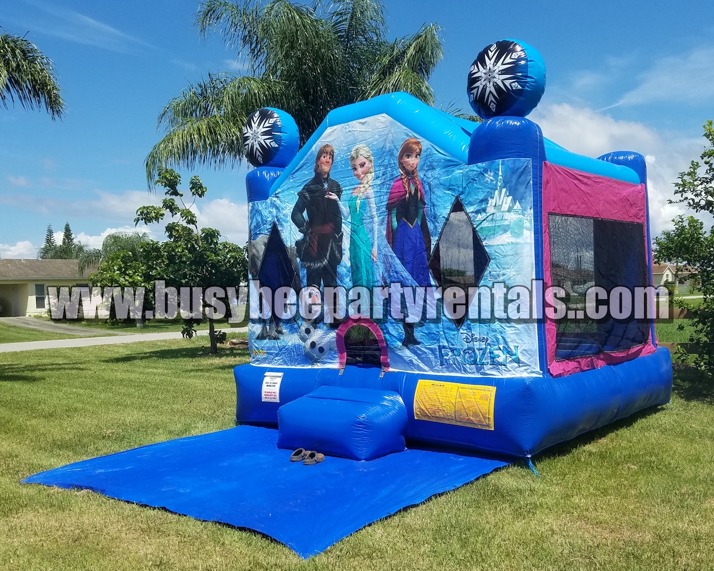 Frozen Bounce House Busy Bee Party Rentals Clewiston FL